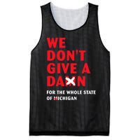 State of Ohio We Don't Give A Damn For Michigan Mesh Reversible Basketball Jersey Tank