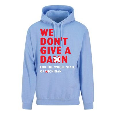 State of Ohio We Don't Give A Damn For Michigan Unisex Surf Hoodie