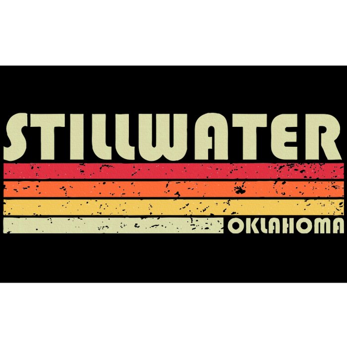 Stillwater Ok Oklahoma Funny City Home Roots Gift Retro 80s Bumper Sticker