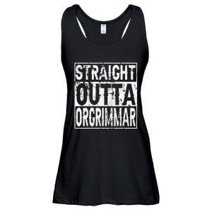 Straight Outta Orgrimmar Horde Gamer Ladies Essential Flowy Tank