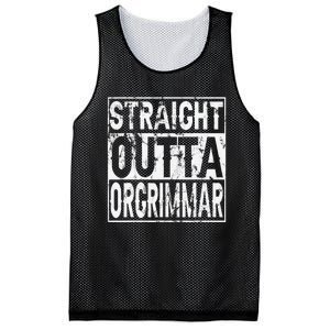 Straight Outta Orgrimmar Horde Gamer Mesh Reversible Basketball Jersey Tank