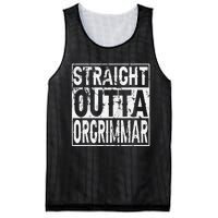 Straight Outta Orgrimmar Horde Gamer Mesh Reversible Basketball Jersey Tank