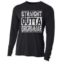 Straight Outta Orgrimmar Horde Gamer Cooling Performance Long Sleeve Crew