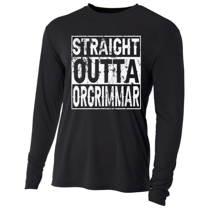 Straight Outta Orgrimmar Horde Gamer Cooling Performance Long Sleeve Crew