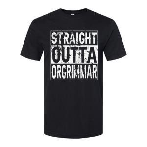 Straight Outta Orgrimmar Horde Gamer Softstyle CVC T-Shirt