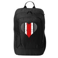 State Of Ohio Pride Striped Distressed City Backpack