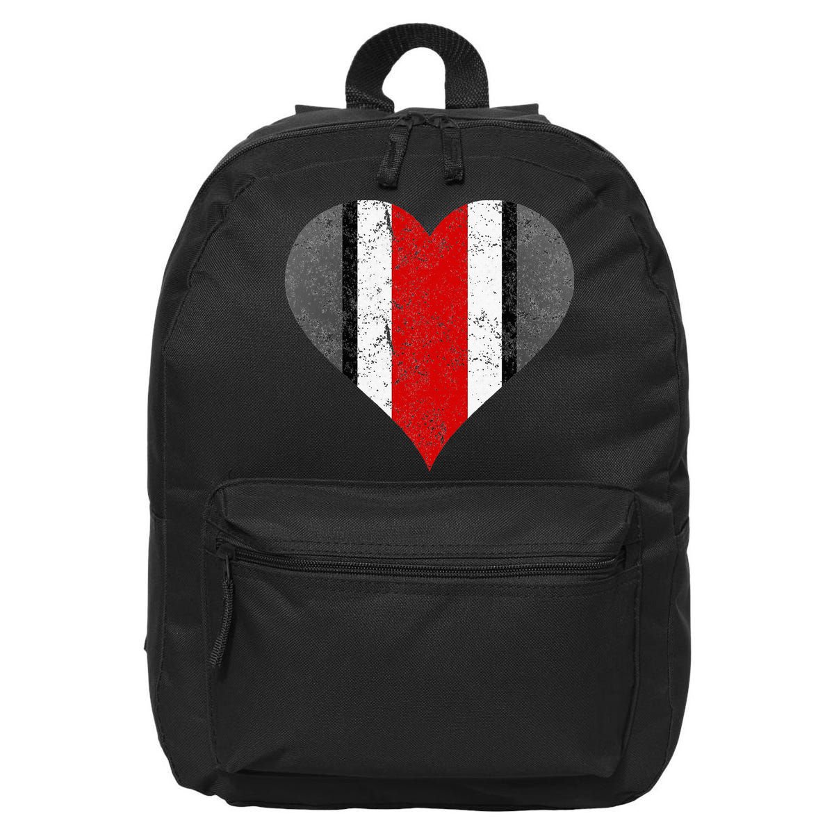 State Of Ohio Pride Striped Distressed 16 in Basic Backpack