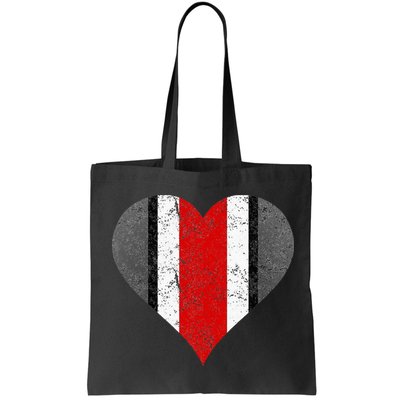 State Of Ohio Pride Striped Distressed Bag