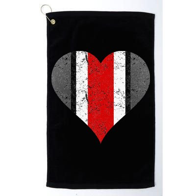 State Of Ohio Pride Striped Distressed Golf Towel