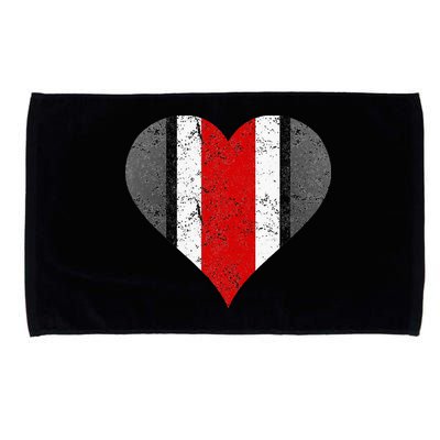 State Of Ohio Pride Striped Distressed Microfiber Hand Towel