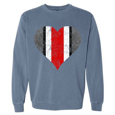 State Of Ohio Pride Striped Distressed Garment-Dyed Sweatshirt