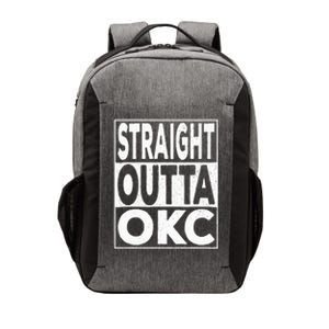 Straight Outta Okc Oklahoma City Vector Backpack