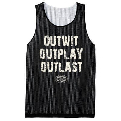 Survivor Outwit Outplay Outlast Mesh Reversible Basketball Jersey Tank