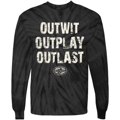 Survivor Outwit Outplay Outlast Tie-Dye Long Sleeve Shirt