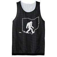 State Of Ohio Vintage Pride Bigfoot Hunter Mesh Reversible Basketball Jersey Tank