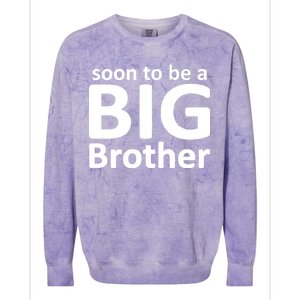 Soon To Be A Big Brother Colorblast Crewneck Sweatshirt