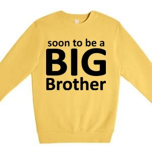 Soon To Be A Big Brother Premium Crewneck Sweatshirt