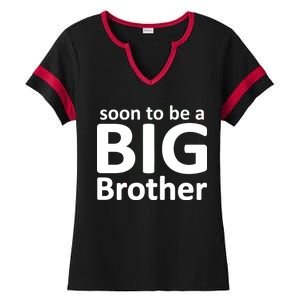 Soon To Be A Big Brother Ladies Halftime Notch Neck Tee