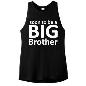 Soon To Be A Big Brother Ladies PosiCharge Tri-Blend Wicking Tank