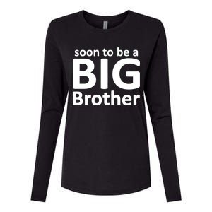 Soon To Be A Big Brother Womens Cotton Relaxed Long Sleeve T-Shirt