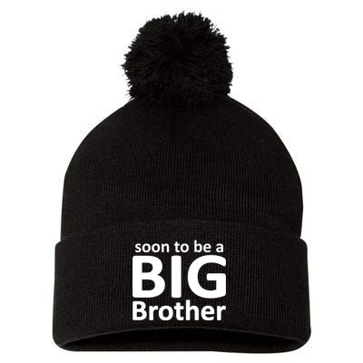 Soon To Be A Big Brother Pom Pom 12in Knit Beanie