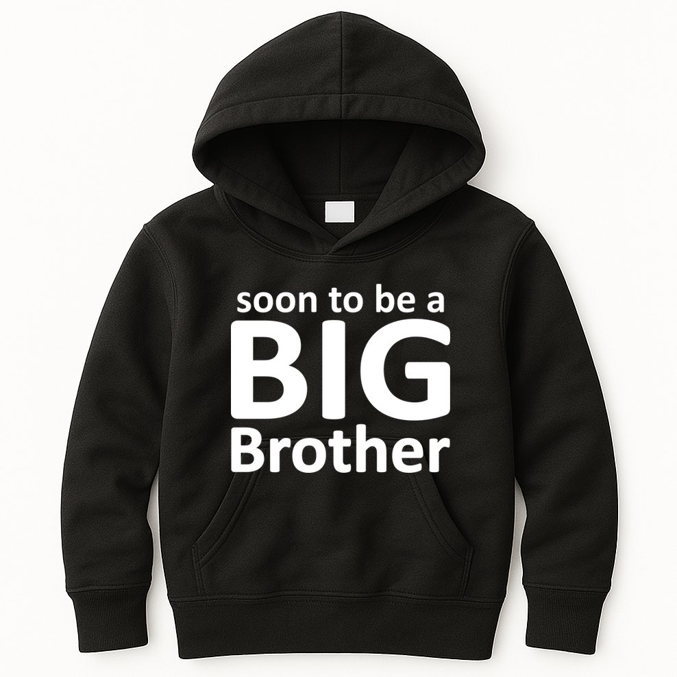 Soon To Be A Big Brother Kids Hoodie