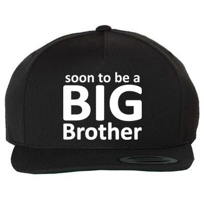Soon To Be A Big Brother Wool Snapback Cap