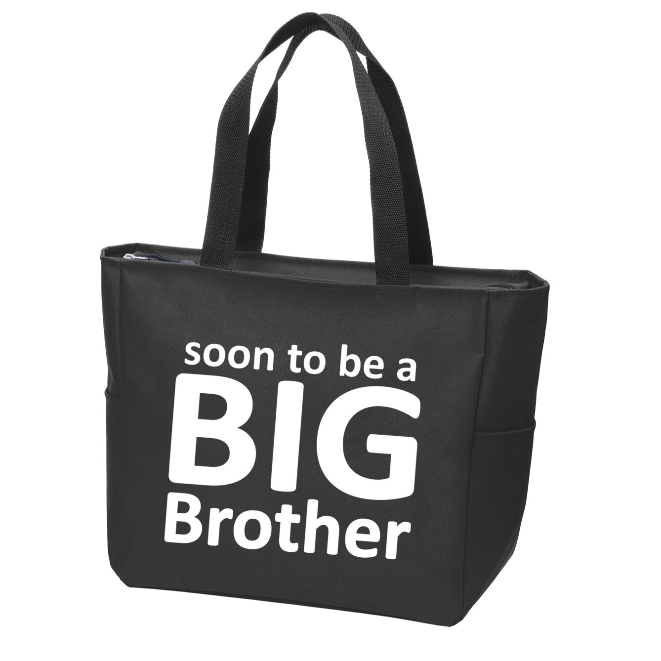 Soon To Be A Big Brother Zip Tote Bag