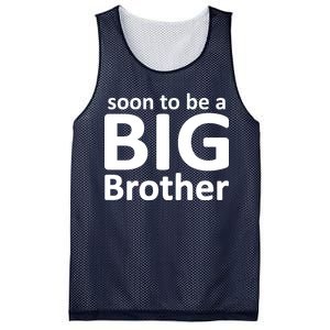 Soon To Be A Big Brother Mesh Reversible Basketball Jersey Tank