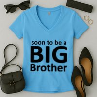 Soon To Be A Big Brother Women's V-Neck T-Shirt