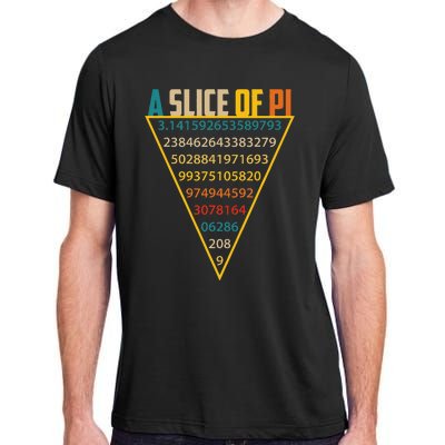 Slice of Pi Day for  3.14 Pi Symbol Adult ChromaSoft Performance T-Shirt