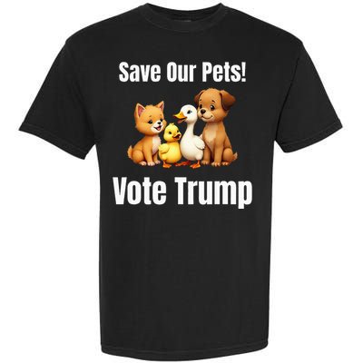 Save Our Pets Vote Trump Political Garment-Dyed Heavyweight T-Shirt