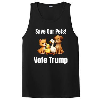 Save Our Pets Vote Trump Political PosiCharge Competitor Tank