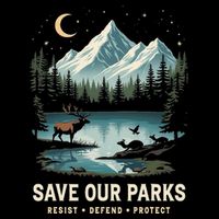 Save Our Parks Resist National Park Protect ALT US Wildlife Backpack
