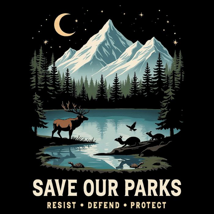 Save Our Parks Resist National Park Protect ALT US Wildlife Backpack