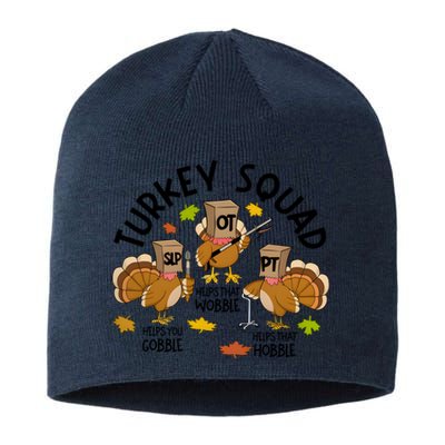 Slp Ot Pt Turkey Squad Thanksgiving Sustainable Beanie