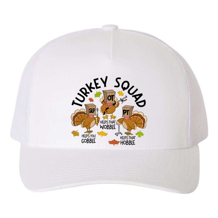 Slp Ot Pt Turkey Squad Thanksgiving Yupoong Adult 5-Panel Trucker Hat