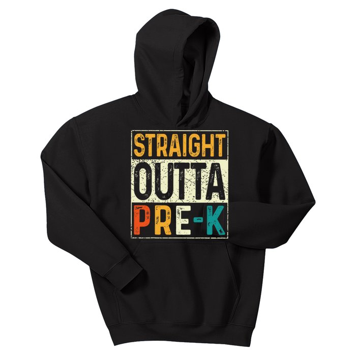 Straight Outta Pre K Preschool Graduation Gifts Kids Hoodie