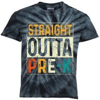 Straight Outta Pre K Preschool Graduation Gifts Kids Tie-Dye T-Shirt