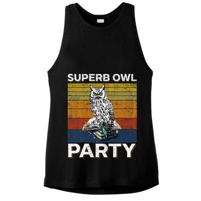 Superb Owl Party What We Do In The Shadows Owl Lover Ladies PosiCharge Tri-Blend Wicking Tank