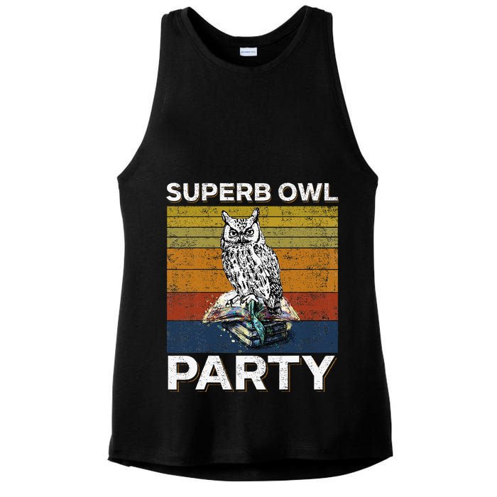 Superb Owl Party What We Do In The Shadows Owl Lover Ladies PosiCharge Tri-Blend Wicking Tank
