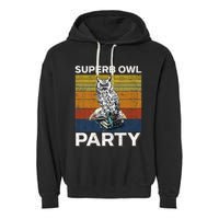 Superb Owl Party What We Do In The Shadows Owl Lover Garment-Dyed Fleece Hoodie