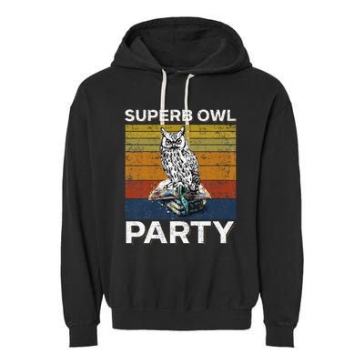 Superb Owl Party What We Do In The Shadows Owl Lover Garment-Dyed Fleece Hoodie