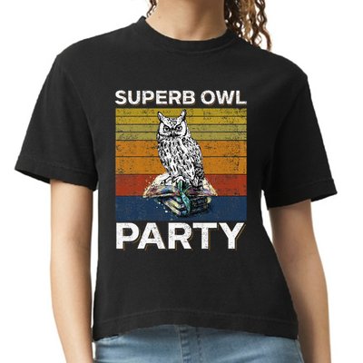 Superb Owl Party What We Do In The Shadows Owl Lover Comfort Colors Boxy T-Shirt
