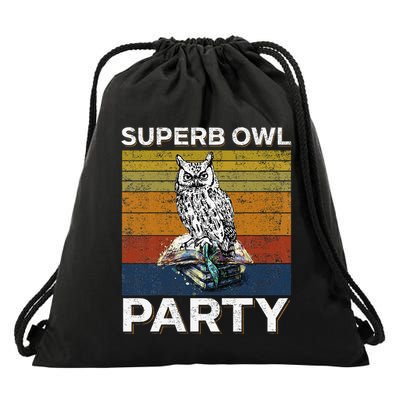 Superb Owl Party What We Do In The Shadows Owl Lover Drawstring Bag