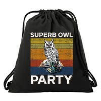 Superb Owl Party What We Do In The Shadows Owl Lover Drawstring Bag