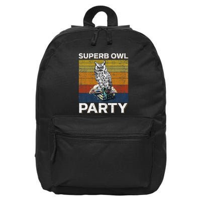 Superb Owl Party What We Do In The Shadows Owl Lover 16 in Basic Backpack