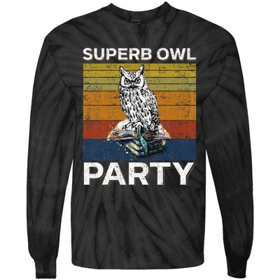 Superb Owl Party What We Do In The Shadows Owl Lover Tie-Dye Long Sleeve Shirt