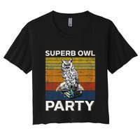 Superb Owl Party What We Do In The Shadows Owl Lover Crop Top
