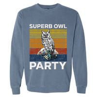 Superb Owl Party What We Do In The Shadows Owl Lover Garment-Dyed Sweatshirt